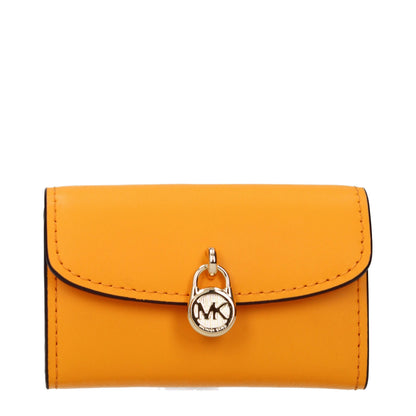 Michael Kors Leather Wallet - Orange