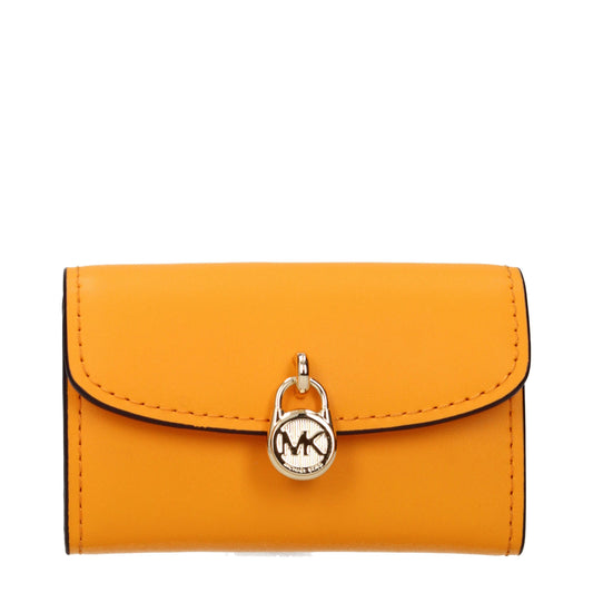 Michael Kors Leather Wallet - Orange
