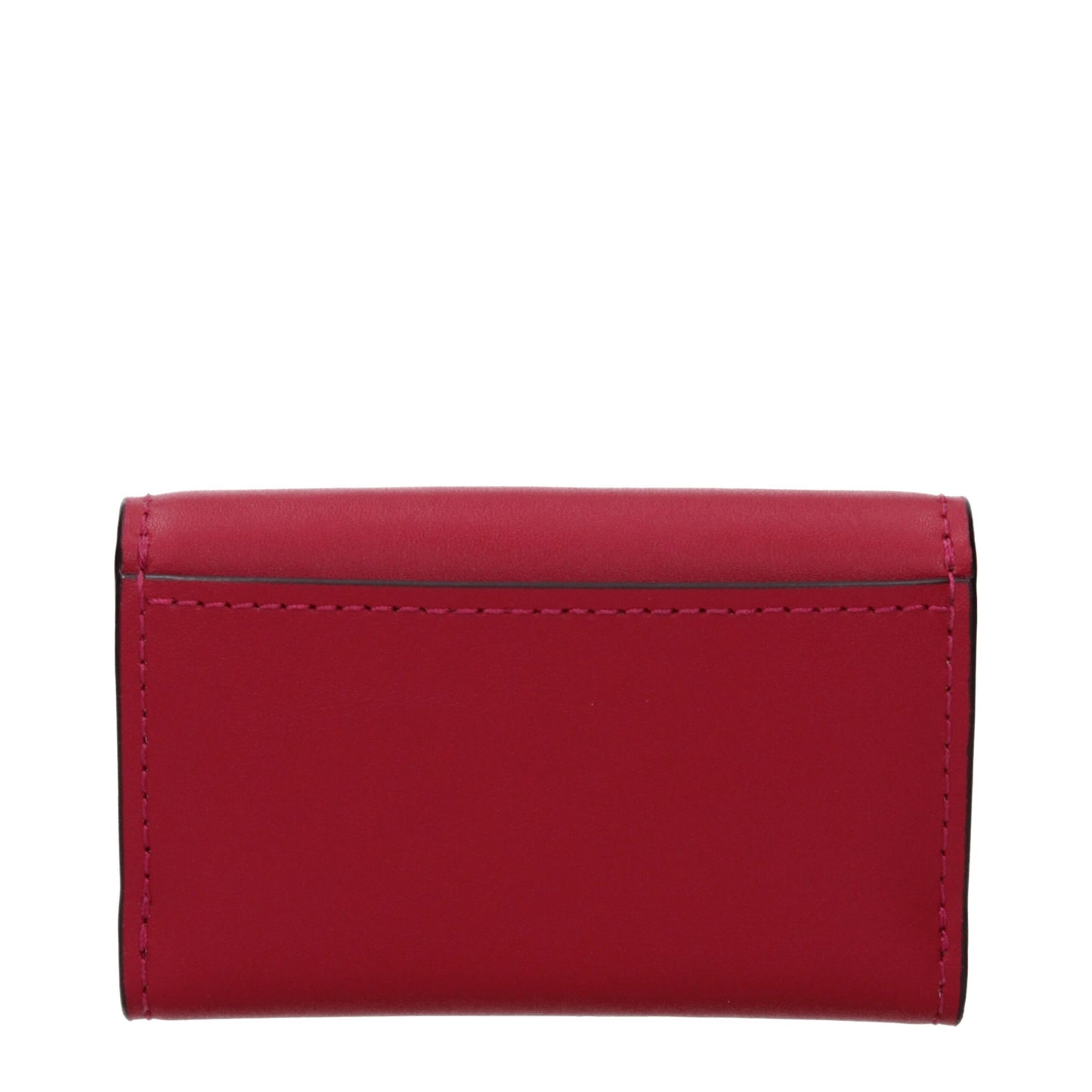 Wallet by Michael Kors for women in leather red showcases a refined silhouette, artfully capturing the essence of the refined Leather Wallet design with functional coin-purse.