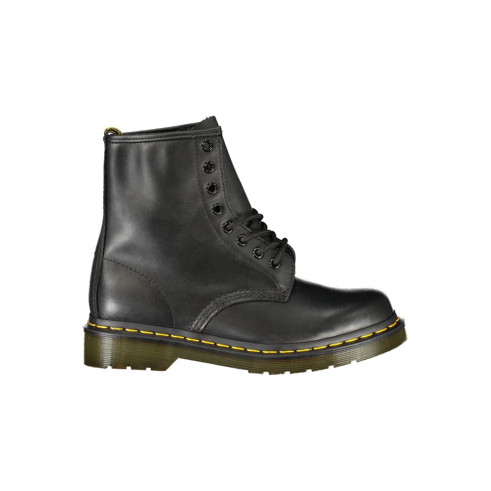 Lace-Up Ankle Boots by Dr. Martens for women in polyester polyurethane leather black features an dynamic silhouette, showcasing the dynamic Women's Polyester Polyurethane Leather Lace-Up Ankle Boots design with its distinctive and elegant .