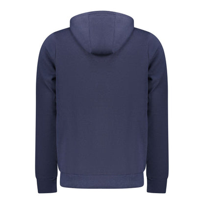 Hooded Sweatshirt Hoodie by Norway 1963 for men in cotton blue showcases a city-ready silhouette, artfully detailed with a signature and for a city-ready finish.
