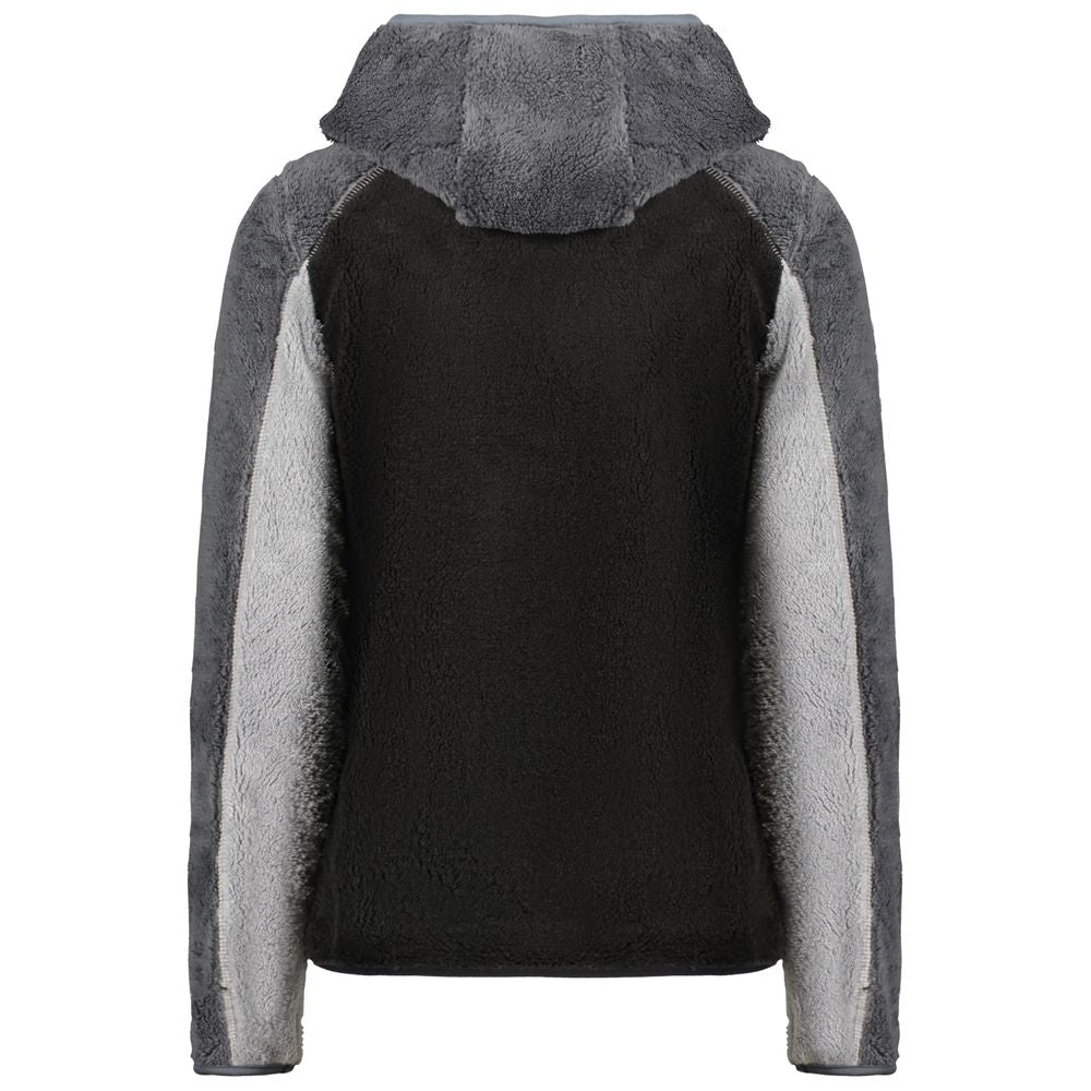Hooded Sweatshirt Hoodie by Norway 1963 for women in polyester black features an avant-garde silhouette, showcasing a sophisticated and detail for a truly avant-garde finish.