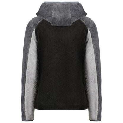 Hooded Sweatshirt Hoodie by Norway 1963 for women in polyester black features an avant-garde silhouette, showcasing a sophisticated and detail for a truly avant-garde finish.