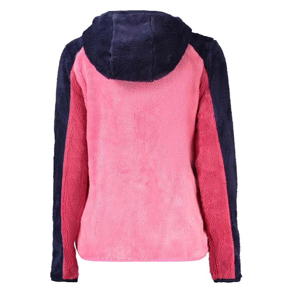Hooded Windbreaker Jacket by Norway 1963 for women in polyester pink features an enduring silhouette, showcasing technical pockets, hooded & windproof and a sophisticated for a truly enduring aesthetic.