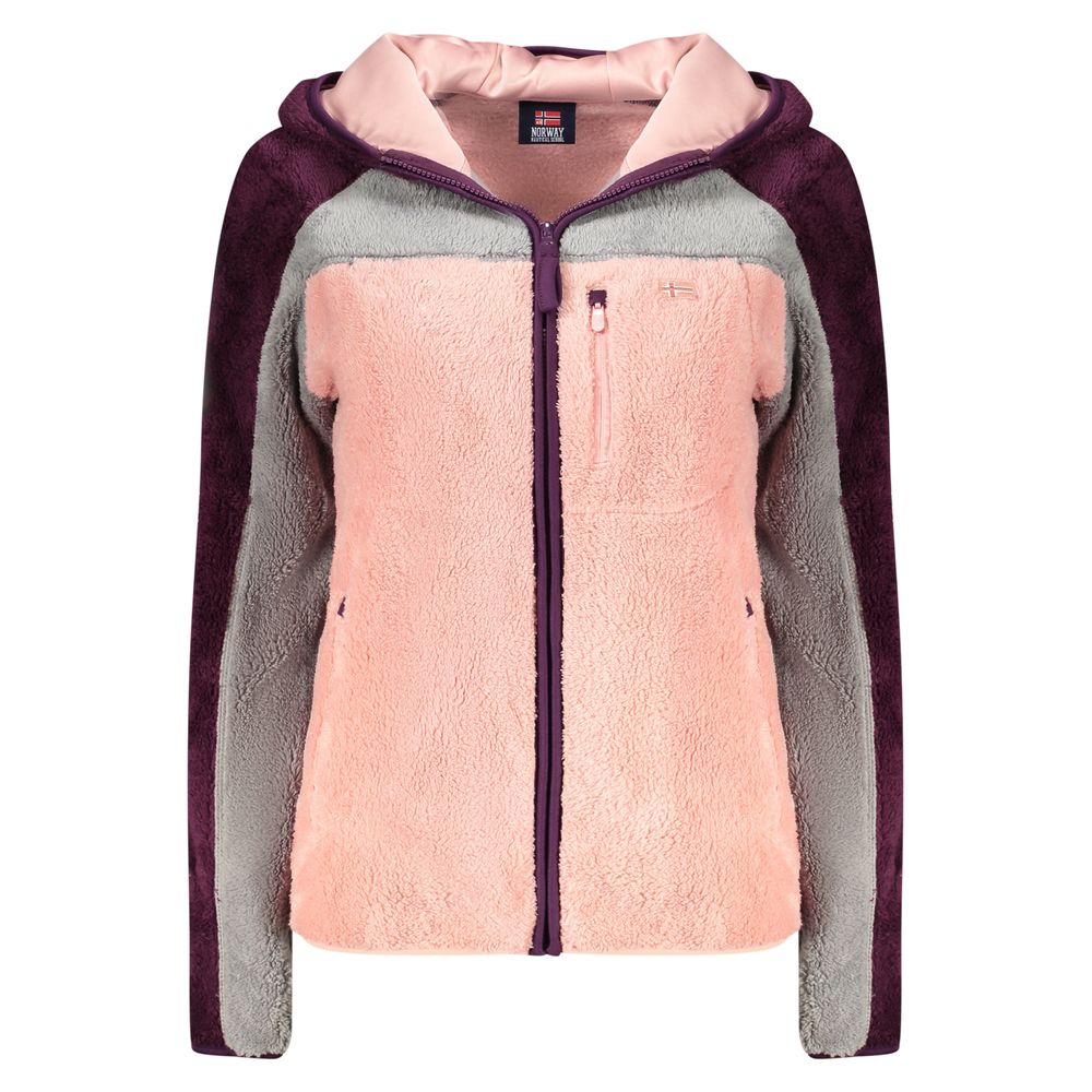 Hooded Sweatshirt Hoodie by Norway 1963 for women in polyester pink features a slouchy chic silhouette, detailed with a slouchy chic and a signature hooded neckline for an elevated aesthetic.
