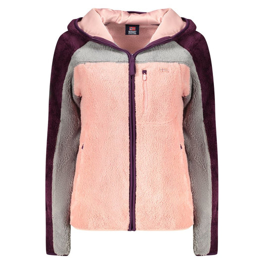 Hooded Sweatshirt Hoodie by Norway 1963 for women in polyester pink features a slouchy chic silhouette, detailed with a slouchy chic and a signature hooded neckline for an elevated aesthetic.