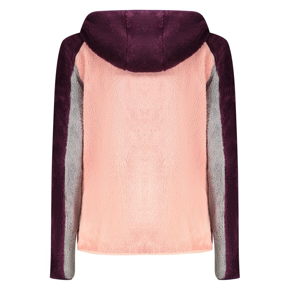 Hooded Sweatshirt Hoodie by Norway 1963 for women in polyester pink features an dramatic silhouette, showcasing a sophisticated and dramatic for a refined, modern aesthetic.