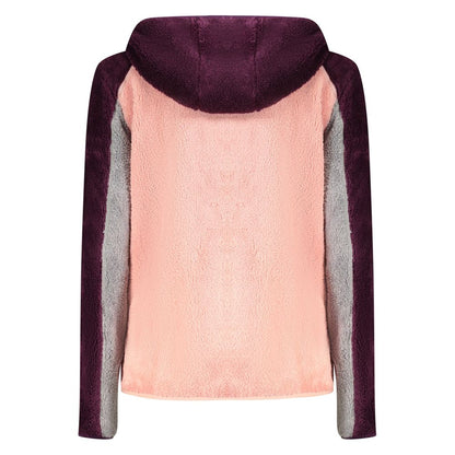 Hooded Sweatshirt Hoodie by Norway 1963 for women in polyester pink features an dramatic silhouette, showcasing a sophisticated and dramatic for a refined, modern aesthetic.