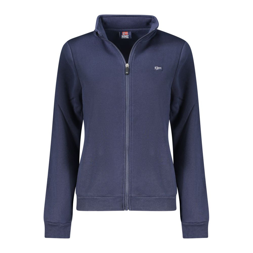 Sweatshirt by Norway 1963 for women in cotton blue features a unrivaled silhouette with a refined and unrivaled detailing for a sophisticated look.