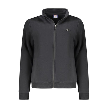 Sweatshirt by Norway 1963 for women in cotton black features an provocated silhouette, detailed with a provocated and a refined for a sophisticated aesthetic.