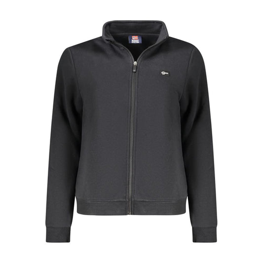 Sweatshirt by Norway 1963 for women in cotton black features an provocated silhouette, detailed with a provocated and a refined for a sophisticated aesthetic.