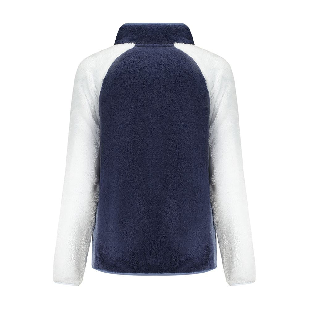 Sweatshirt by Norway 1963 for women in polyester blue showcases a slouchy chic silhouette, artfully detailed with a slouchy chic and for a slouchy chic finish.