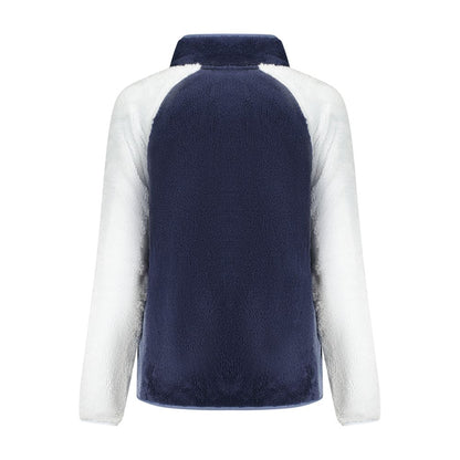 Sweatshirt by Norway 1963 for women in polyester blue showcases a slouchy chic silhouette, artfully detailed with a slouchy chic and for a slouchy chic finish.