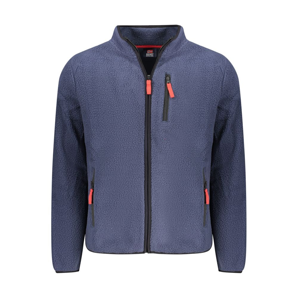 Sweatshirt by Norway 1963 for men in polyester blue showcases a slouchy chic silhouette, artfully detailed with a slouchy chic and for a slouchy chic finish.