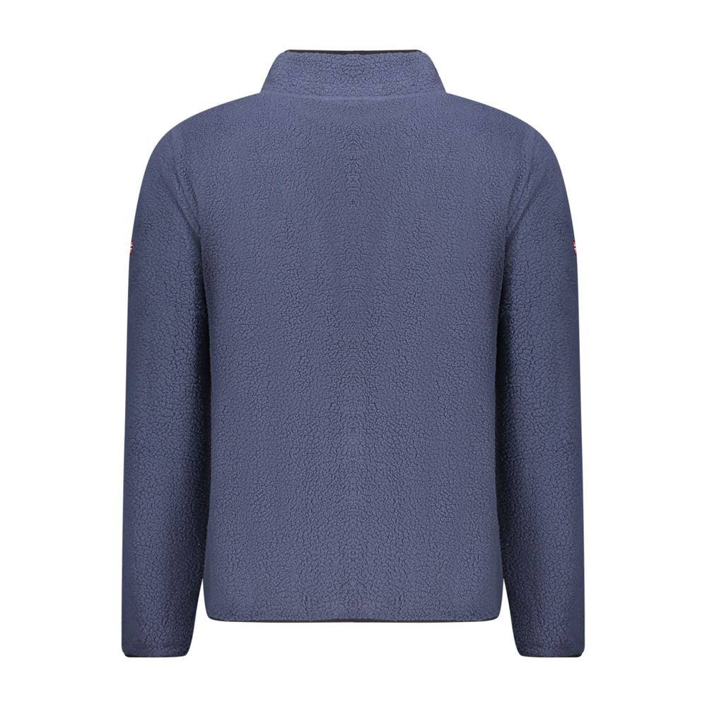 Sweatshirt by Norway 1963 for men in polyester blue presents a smart casual silhouette, featuring a smart casual and for a sophisticated look.