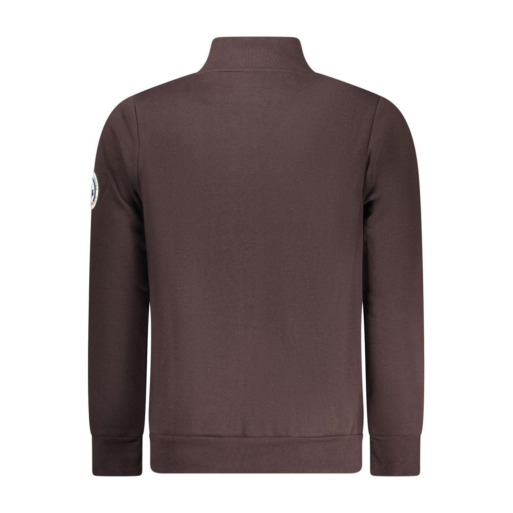 Sweatshirt by Norway 1963 for men in cotton brown features an provocated silhouette, detailed with a provocated and a refined for a sophisticated aesthetic.
