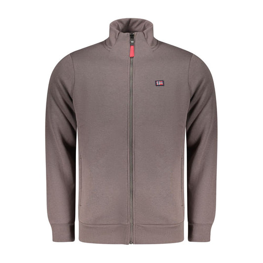 Sweatshirt by Norway 1963 for men in cotton brown features an provocated silhouette, detailed with a provocated and a refined for a sophisticated aesthetic.
