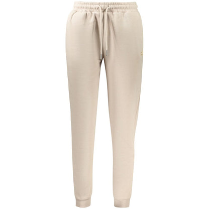 Joggers by Norway 1963 for women in cotton beige features an sartorial and long with a cut for a sartorial finish.