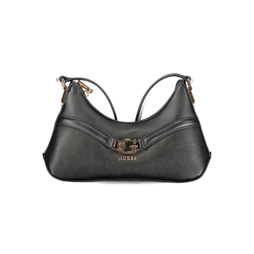 Mini Shoulder Handbag by Guess Jeans for women in polyethylene black features a exquisite silhouette, showcasing a secure zipper and exquisite internal-pockets & cardholder with versatile shoulder-strap for a exquisite finish.