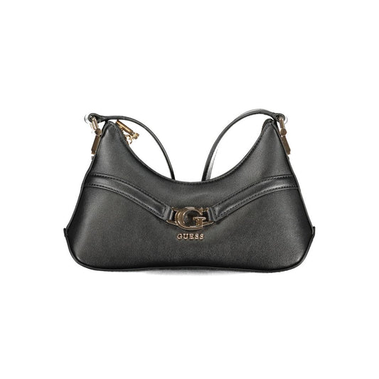 Mini Shoulder Handbag by Guess Jeans for women in polyethylene black features a exquisite silhouette, showcasing a secure zipper and exquisite internal-pockets & cardholder with versatile shoulder-strap for a exquisite finish.