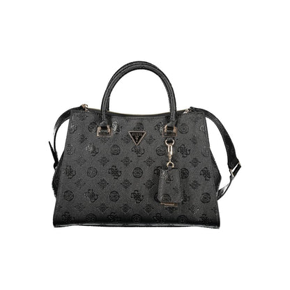 Phone Holder Handbag by Guess Jeans for women in polyethylene black presents a ornamental silhouette, showcasing a secure , ample external-pockets & internal-pockets, and versatile shoulder-strap, adjustable-strap & handle for a ornamental finish.