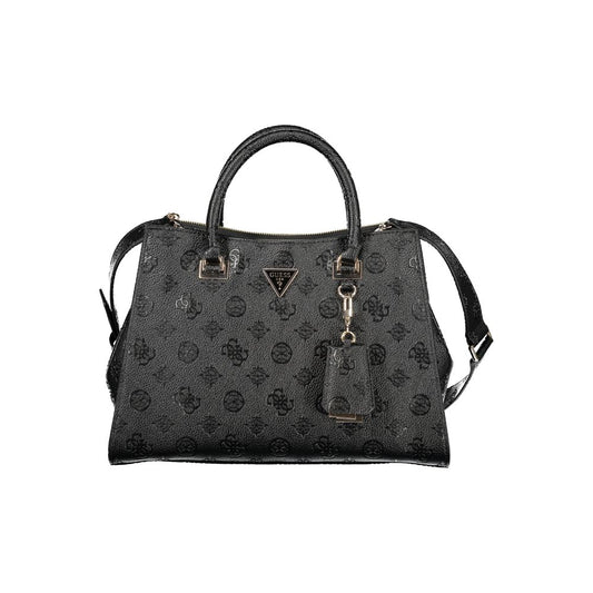 Phone Holder Handbag by Guess Jeans for women in polyethylene black presents a ornamental silhouette, showcasing a secure , ample external-pockets & internal-pockets, and versatile shoulder-strap, adjustable-strap & handle for a ornamental finish.