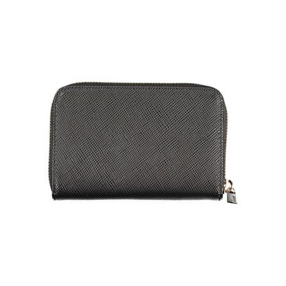 Cardholder Wallet by Guess Jeans for women in polyethylene black features a streamlined silhouette, showcasing the streamlined Laurel Polyethylene Cardholder Wallet design with sophisticated card-organization compact-design coin-purse for a premium look.