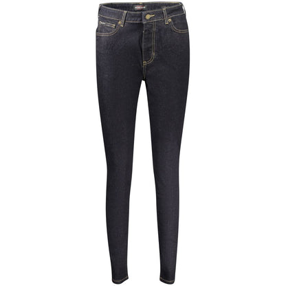 Jeans by Guess Jeans for women in denim cotton blue presents a tailored silhouette, showcasing a tailored skinny and long cut with a refined for a truly tailored aesthetic.