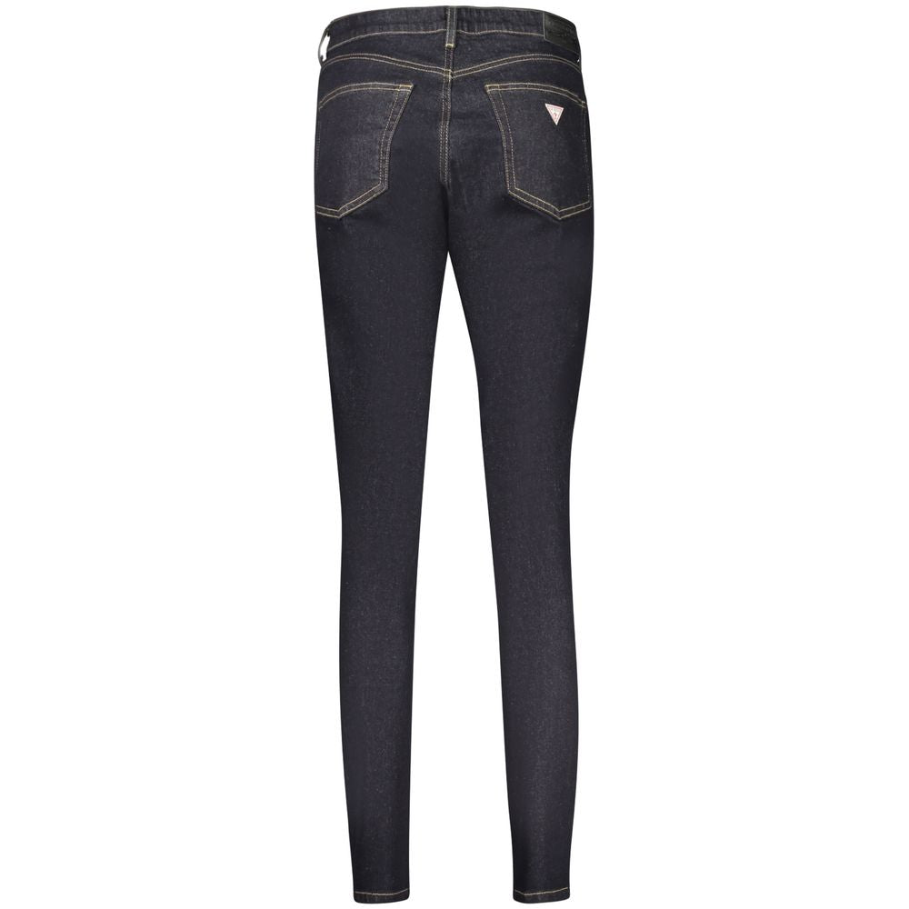 Jeans by Guess Jeans for women in denim cotton blue features an sophisticated and skinny with a precise long, creating a sophisticated and sophisticated silhouette.