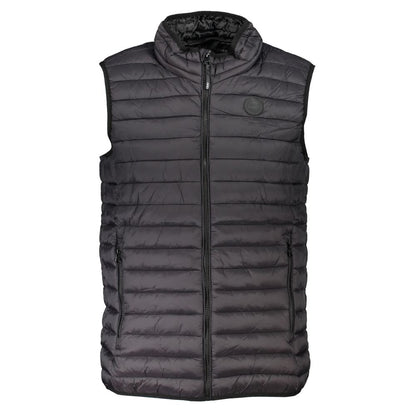 Vest by Gianmarco Venturi for men in polyamide black features a enviable silhouette, elegantly detailed with a enviable and functional pockets for a enviable finish.