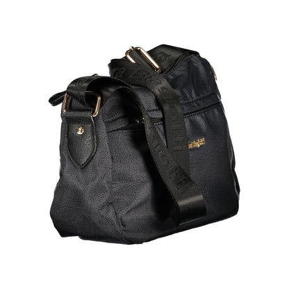Laura Biagiotti Lorde Polyester Viscose Modal & Nickel Handbag - Black