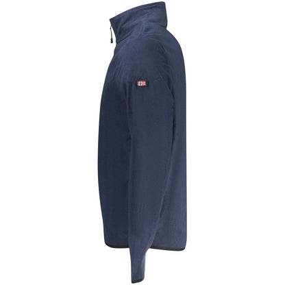 Sweatshirt by Norway 1963 for men in polyester blue presents a smart casual silhouette, featuring a smart casual and for a sophisticated look.