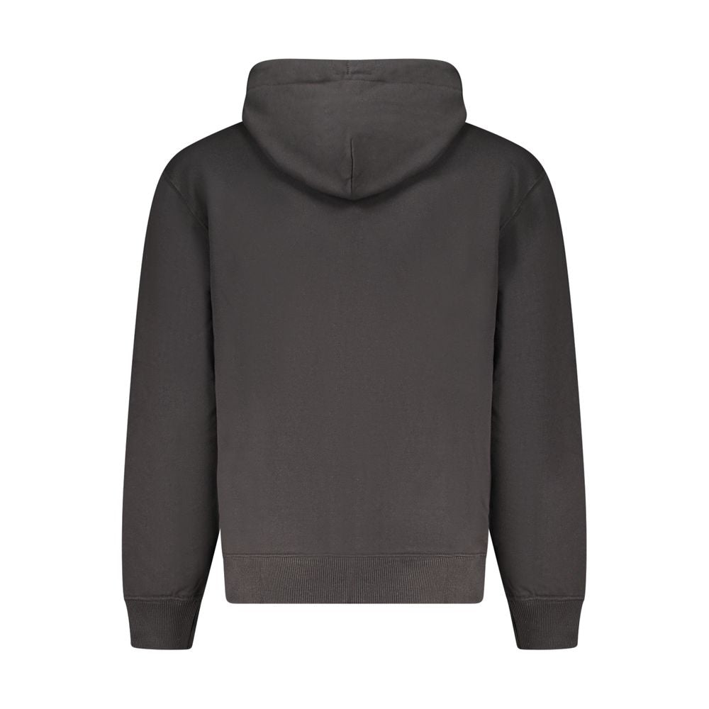 Hooded Sweatshirt Hoodie by Calvin Klein for men in stretch cotton black & print features a edgy silhouette, detailed with a edgy hooded neckline and for a refined finish.