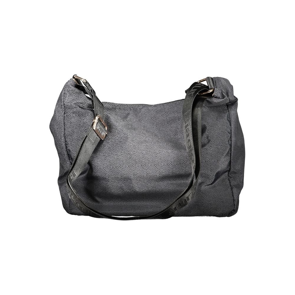 Handbag by Laura Biagiotti for women in polyester viscose modal & nickel black features an refined silhouette, showcasing a secure zipper, ample external-pockets, and versatile shoulder-strap & adjustable-strap for a sophisticated refined aesthetic.