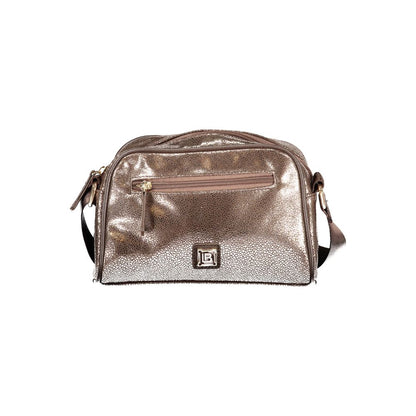 Laura Biagiotti Tapiro Polyester Viscose Modal & Nickel Handbag - Bronze