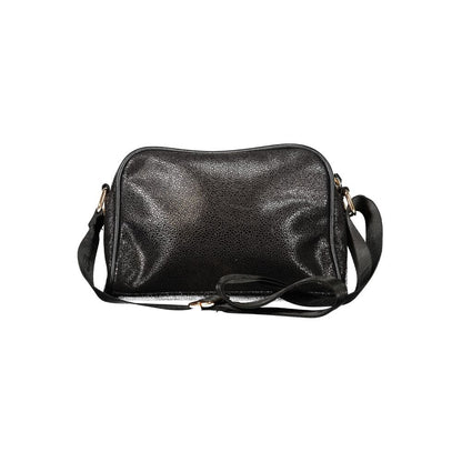 Handbag by Laura Biagiotti for women in polyester viscose modal & nickel black features a signature silhouette, showcasing a secure zipper and signature external-pockets & internal-pockets with versatile shoulder-strap & adjustable-strap for a sophisticated look.