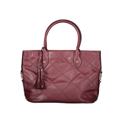 Handbag by Laura Biagiotti for women in pvc red features a exquisite silhouette, showcasing a secure zipper and exquisite with versatile handle & adjustable-strap for a exquisite finish.