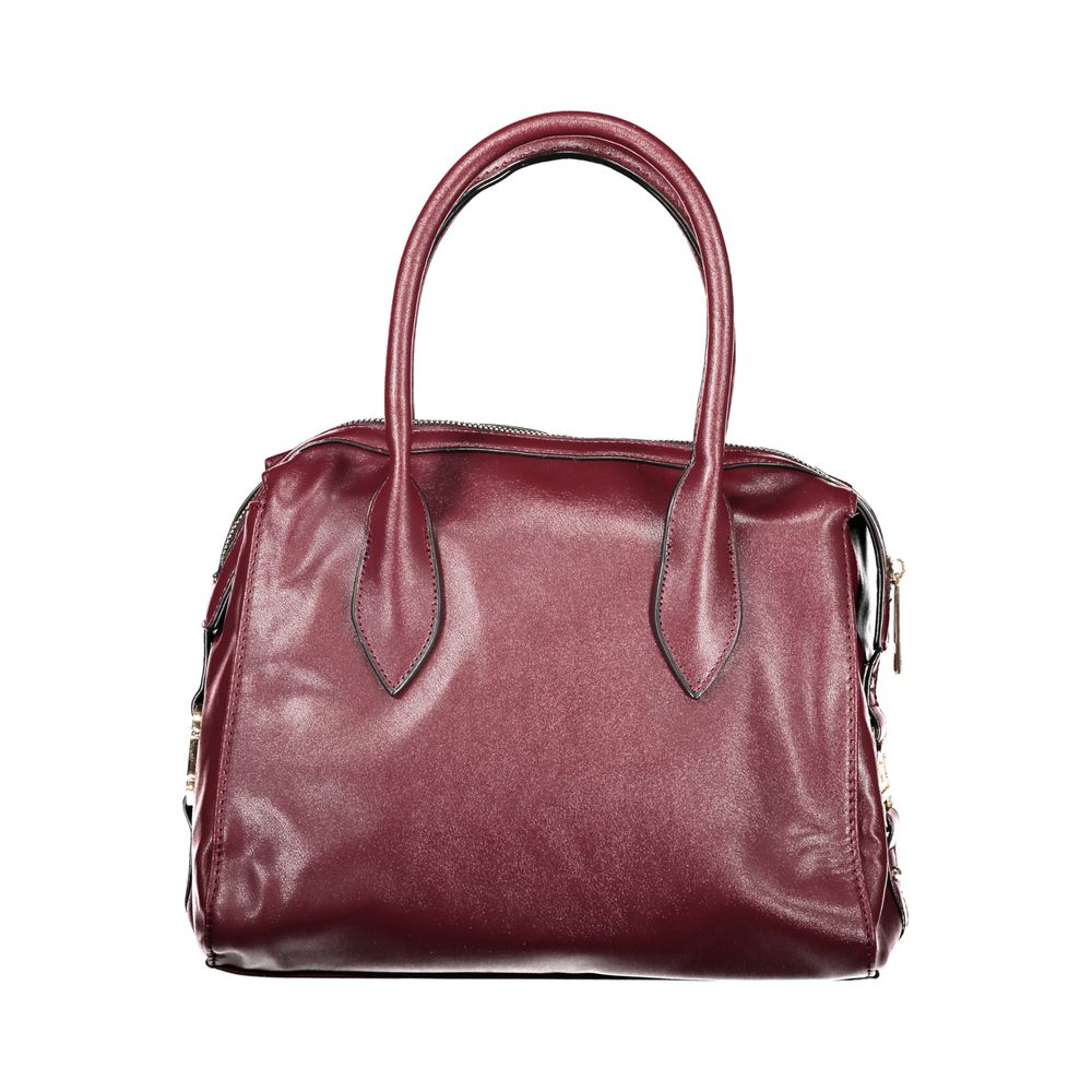 Handbag by Laura Biagiotti for women in pvc red presents a ornamental silhouette, showcasing a secure zipper, ample built-in-compartments, and versatile shoulder-strap, detachable-strap & handle for a ornamental finish.