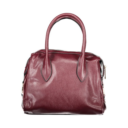 Handbag by Laura Biagiotti for women in pvc red presents a ornamental silhouette, showcasing a secure zipper, ample built-in-compartments, and versatile shoulder-strap, detachable-strap & handle for a ornamental finish.