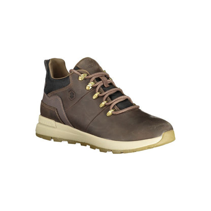 Lace-Up Ankle Boots by Lumberjack for men in polyester polyethylene leather brown & signature features an high-performance design from the City Men's Polyester Polyethylene Leather Lace-Up Ankle Boots collection, highlighting a high-performance and for a refined look.