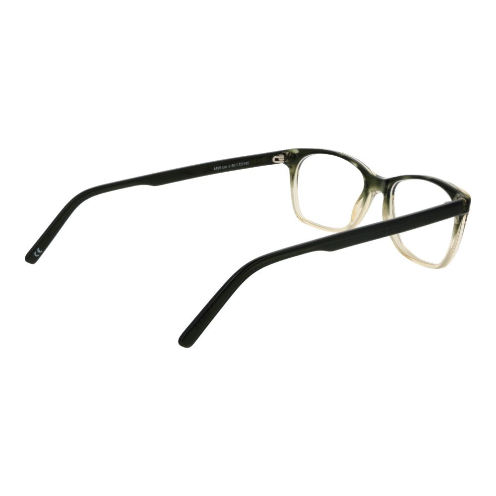 Eyeglasses Frames by Andy Wolf for unisex in acetate green showcases a reflective silhouette, artfully incorporating a sophisticated green coloured frame with a distinct full-frame frame design.