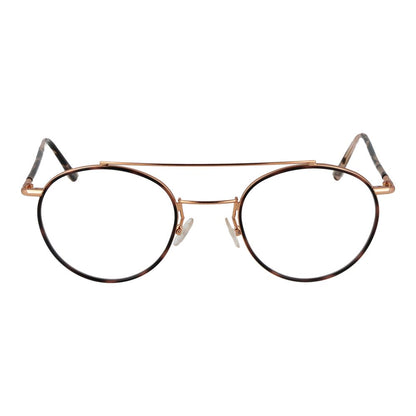 Eyeglasses Frames by Andy Wolf for unisex in metal rose-gold features a refined silhouette, showcasing a refined rose-gold coloured frame and full-frame frame design for a sophisticated, premium look.