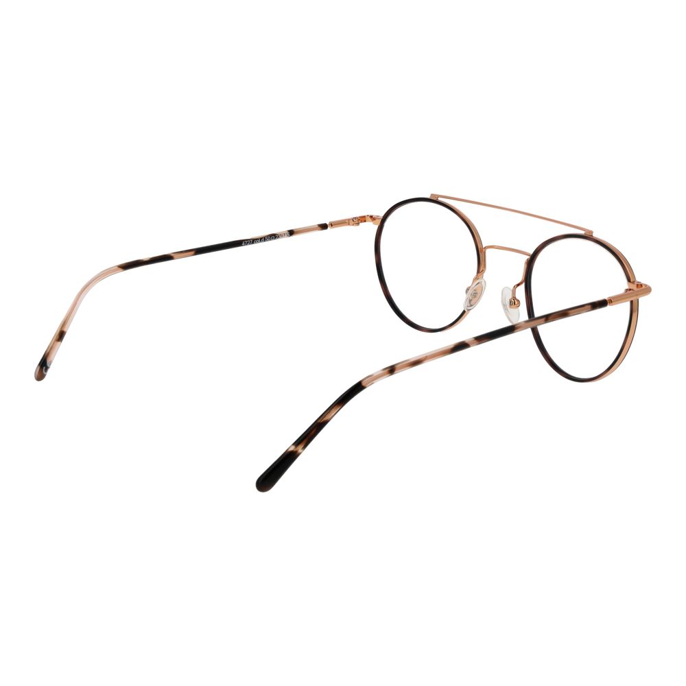 Eyeglasses Frames by Andy Wolf for unisex in metal and rose-gold showcases a refined silhouette, detailed with a rose-gold coloured frame finish and a sophisticated full-frame frame design.