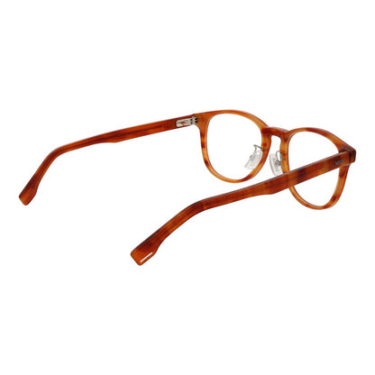 Eyeglasses Frames by Hugo Boss for men in acetate and brown showcases an refined full-frame frame design featuring a sophisticated brown coloured frame for an refined and refined aesthetic.