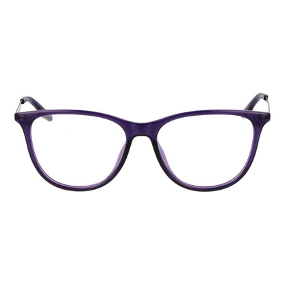 Eyeglasses Frames by Converse for women in metal purple showcases a reflective silhouette, artfully incorporating a sophisticated purple coloured frame with a distinct full-frame frame design.