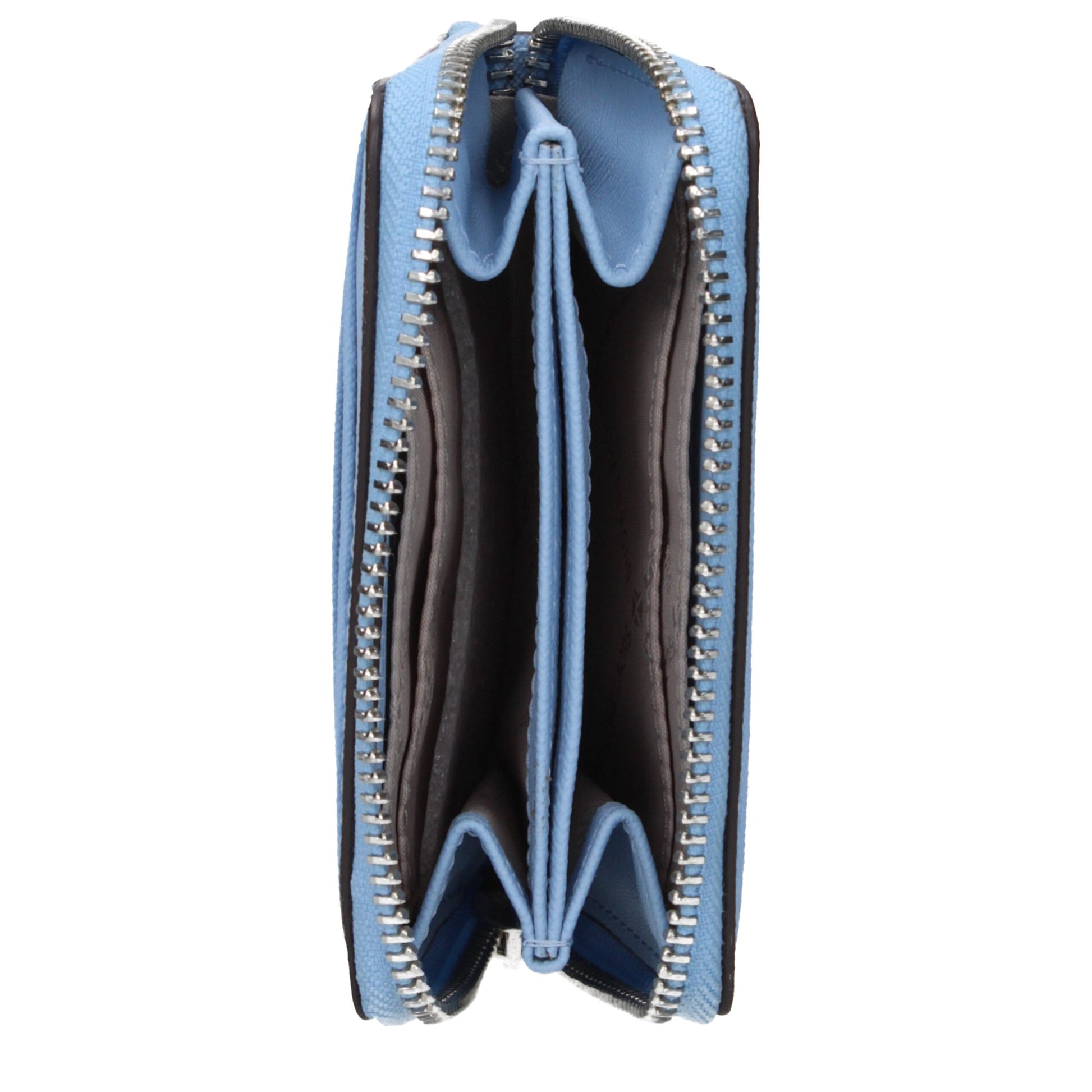 Card Case by Michael Kors for women in leather light-blue showcases a couture-grade silhouette from the Leather Card Case collection, highlighting functional for a couture-grade finish.