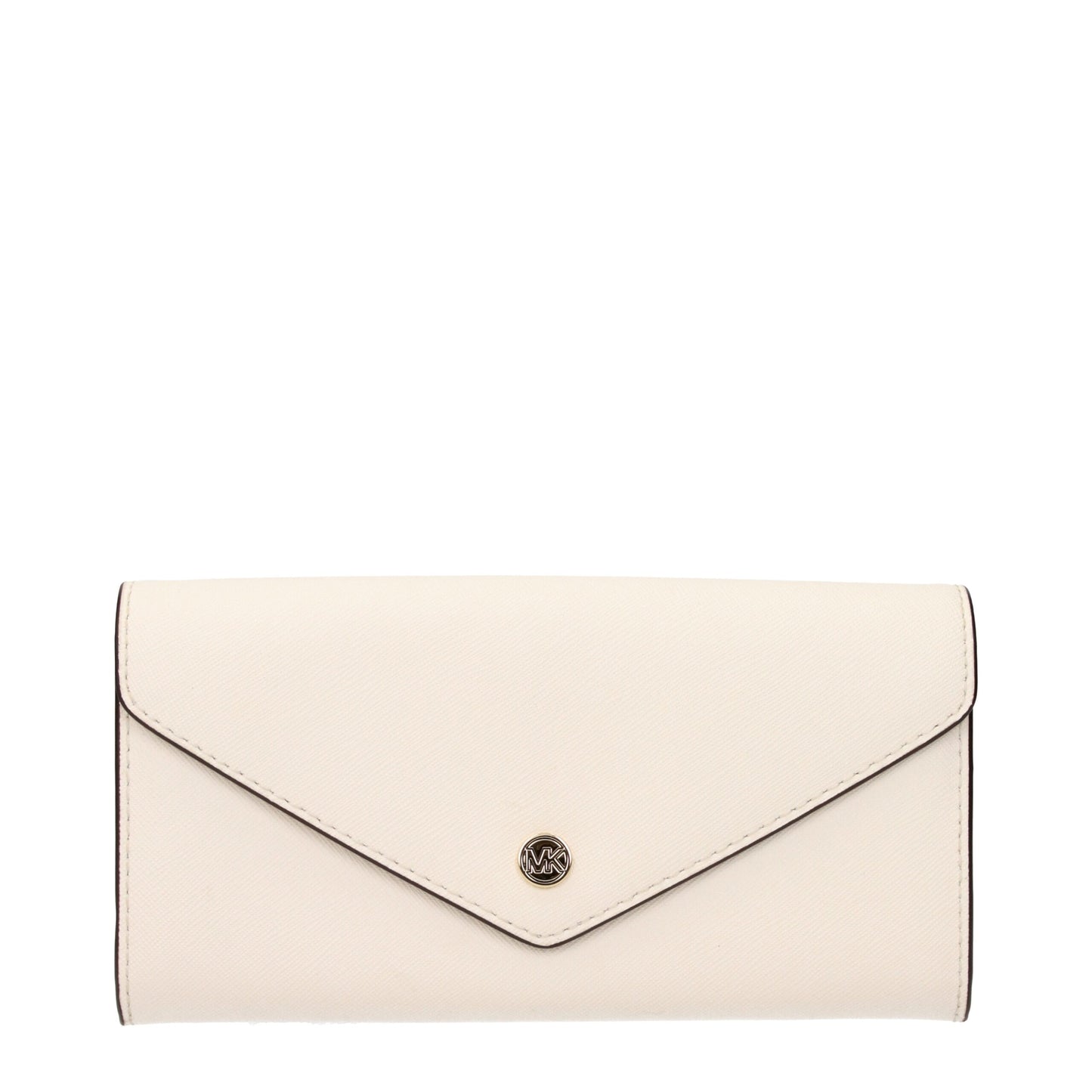 Wallet by Michael Kors for women in leather beige presents a architectural silhouette from the Leather Wallet collection, showcasing architectural for a architectural finish.