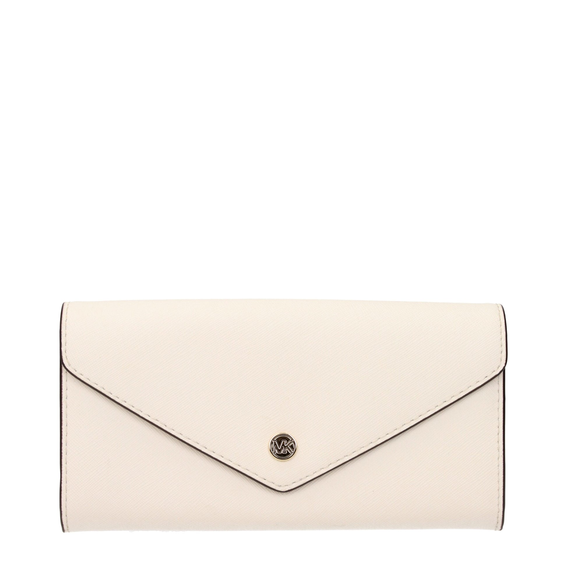 Wallet by Michael Kors for women in leather beige presents a architectural silhouette from the Leather Wallet collection, showcasing architectural for a architectural finish.