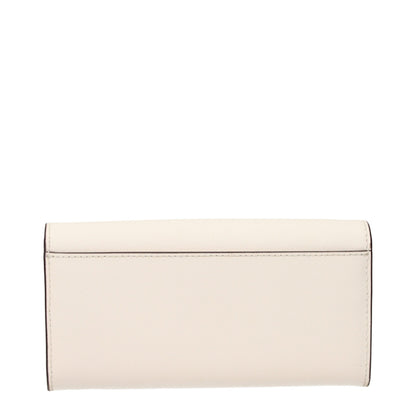 Wallet by Michael Kors for women in leather beige features a streamlined silhouette, showcasing the streamlined Leather Wallet design with sophisticated for a premium look.