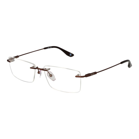 Eyeglasses Frames by BMW for men in titanium brown features an refined silhouette, showcasing the refined brown coloured frame and sophisticated .